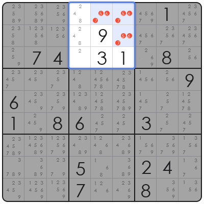 advanced sudoku technique
